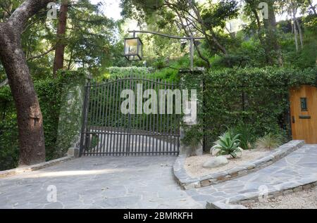 Beverly Hills, Californie, États-Unis 9 mai 2020 UNE vue générale de l'atmosphère de la maison de Sandra Bullock le 9 mai 2020 à Beverly Hills, Californie, États-Unis. Photo par Barry King/Alay stock photo Banque D'Images