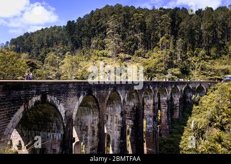 Pont de la Nine Arch de Side, Sri lanka Banque D'Images