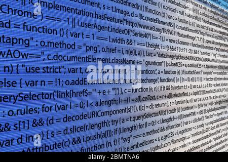 Résumé du code numérique Banque D'Images