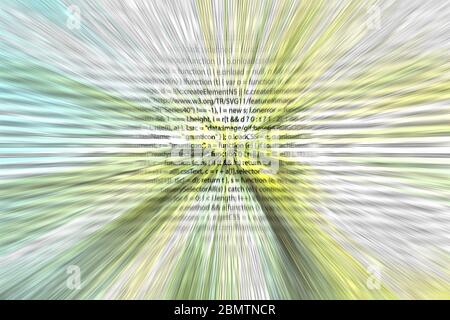 Résumé du code numérique Banque D'Images