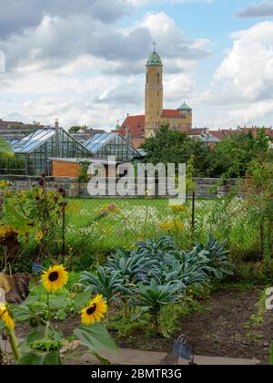 Saint-Otto Kirche, Gartenstadt, Bamberg, Bayern, Allemagne Banque D'Images