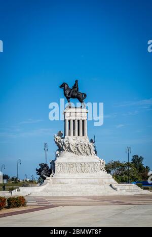 Maximo Gomez, monument, Parque Martires del 71, la Havane, Cuba Banque D'Images