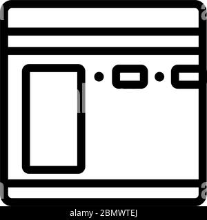 illustration vectorielle de l'icône porte à la kaaba sainte Illustration de Vecteur