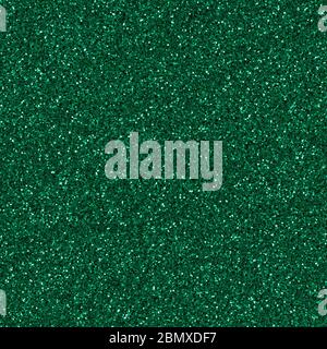 Paillettes vert foncé brillant, texture confetti étincelante. Fond abstrait de Noël, motif sans couture. Banque D'Images