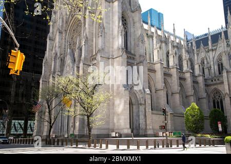 Cathédrale Saint-Patrick sur la 5e Avenue, New York. Banque D'Images