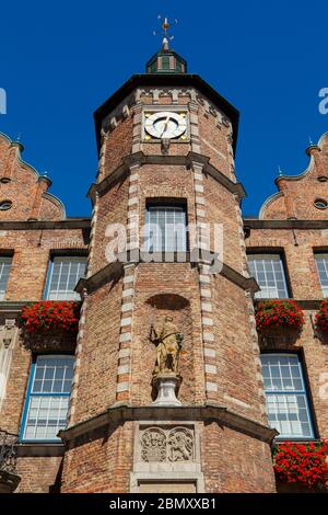 D/Düsseldorf: Altstadt, Rathaus, Denkmal Johann Wilhelm II., Kurfürstendamm von der Pfalz, Herzog von Jülich-Berg, Pfalzgraf von Neuburg( lieeeeeevoll in Düsse Banque D'Images