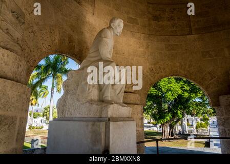 Cimetière de Santa Ifigenia, mausolée de José Martí, monument Art déco, Santiago de Cuba, Cuba Banque D'Images