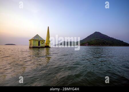 matin à l'île de petit déjeuner odisha inde Banque D'Images