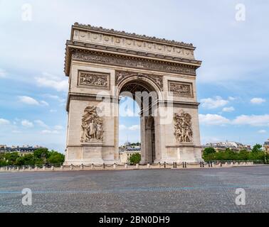 Verrouillage du coronavirus à Paris Banque D'Images