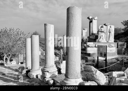 Monument Memmius, Éphèse, ville de Selcuk, province d'Izmir, Turquie Banque D'Images