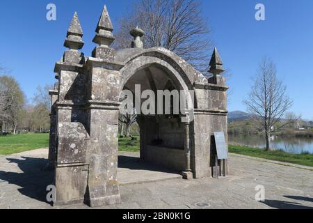 Capela do Anjo da Guarda aka Padrão de São Miguel à Ponte de Lima, Portugal, Europe Banque D'Images