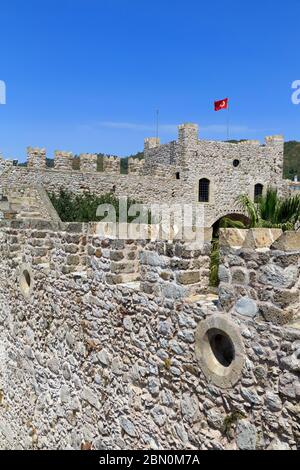 Marmaris Castle & Museum, Province de Mugla, Marmaris, Turquie Banque D'Images