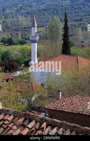 Mosquée, village de Sirince, province d'Izmir, Turquie Banque D'Images