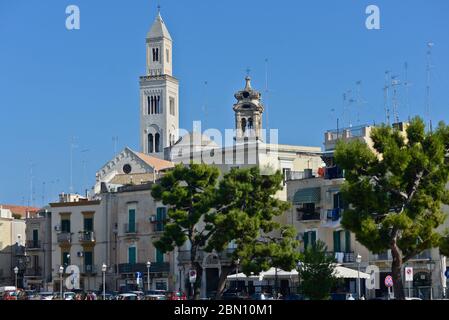 Clocher de la cathédrale de Bari, Italie Banque D'Images