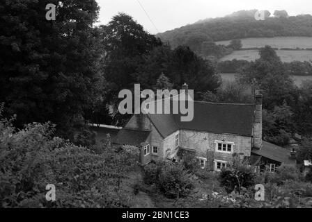 La maison d’enfance de Laurie Lee, la maison qui a inspiré ‘Cider with Rosie’, SLAD, Gloucestershire Banque D'Images