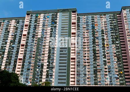 « Monster Building » de Quarry Bay à Hong Kong Banque D'Images
