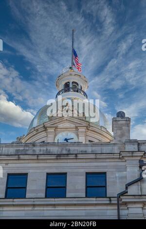 Dome sur l'hôtel de ville de Savannah Banque D'Images