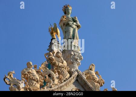 I/Venedig : la Basilique de Nordfassade der San Marco, Banque D'Images