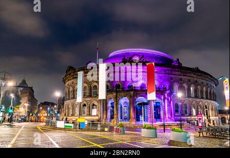 Leeds Corn Exchange, un bâtiment victorien en Angleterre Banque D'Images