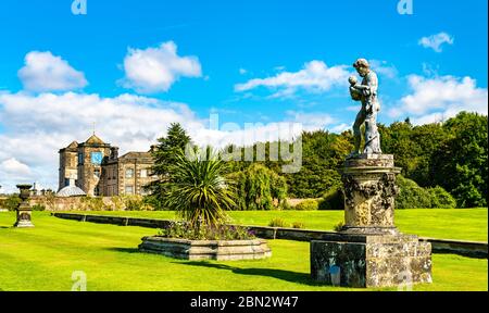 Sculpture au château Howard en Angleterre Banque D'Images