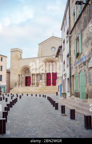 L'Abbaye de Saint-Gilles, monastère à Saint-Gilles Banque D'Images