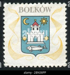 POLOGNE - VERS 1969 : Bolków est une ville du comté de Jawor, dans la partie basse de la Silésie, dans le sud-ouest de la Pologne, vers 1969. Banque D'Images