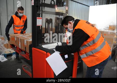 France, lille, banque alimentaire du Nord Banque D'Images