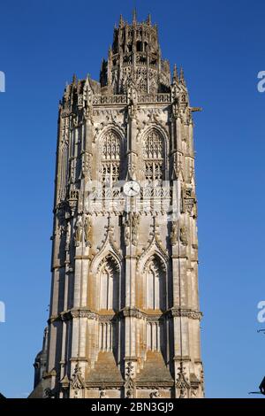 Verneuil-sur-Avre, Eure, France. Église de la Madeleine (chuch de la Sta Magdalena). Banque D'Images