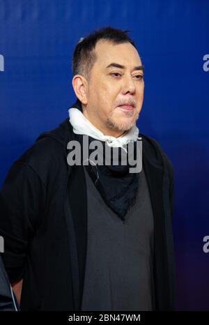 HONG KONG, HONG KONG SAR, CHINE. 17 MARS 2019. 13e Asian film Awards 2019, organisé dans les studios TV de TVB à Hong Kong. L'acteur Anthony Wong Chau-chanta qui Banque D'Images