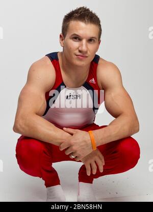 Dallas Texas USA, mai 2012 : gymnaste américain Jonathan Horton au Team USA Media Summit en prévision des Jeux Olympiques de Londres 2012. ©Marjorie Kamys Cotera/Daemmrich Photographie Banque D'Images