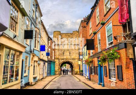 Bootham Bar, une porte d'entrée à York, Angleterre Banque D'Images