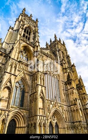 La cathédrale de York en Angleterre Banque D'Images