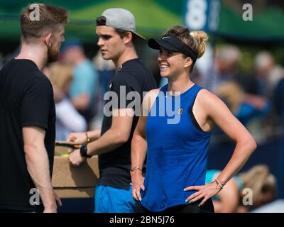 Elina Svitolina, de l'Ukraine, lors de la pratique du tournoi de tennis WTA Premier de nature Valley International en 2019 Banque D'Images