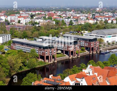 Hotel Radisson Blu Senator, Obertrave, Luebeck, Schleswig-Holstein, Allemagne Banque D'Images