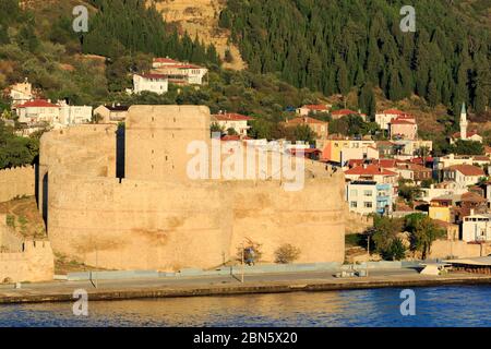 Château de Kilitbahir,Ile de Bozcaada,détroit de Dardenelles,Canakkale,Turquie,Europe Banque D'Images