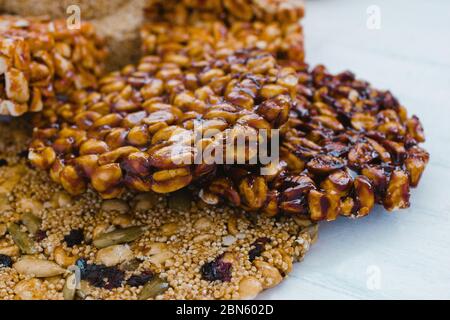 Palanqueta de bonbons mexicains traditionnels avec des arachides croquantes Banque D'Images