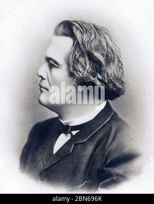 ANTON RUBINSTEIN (1829-1894) compositeur et chef d'orchestre russe Banque D'Images