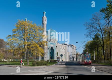 Saint-Pétersbourg, Russie – 10 mai 2020 : la Mosquée de Saint-Pétersbourg. A été construit en 1909-1920. C'est l'une des plus grandes mosquées de Russie Banque D'Images