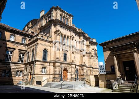 University of Edinburgh McEwan Hall (élévation sud) sur Bisto Square, Southside, Edinburgh, Écosse, Royaume-Uni Banque D'Images