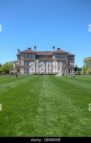 The Breakers Mansion, Newport, Rhode Island, États-Unis Banque D'Images