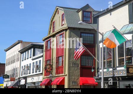 Downtown Newport, Rhode Island, États-Unis Banque D'Images