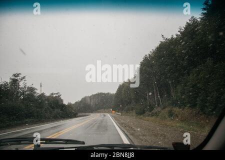 Ushuaia, fin del Mundo, province de Tierra del fuego, Argentine Banque D'Images