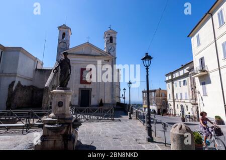 Teatro Bernini, Corso Giuseppe Garibaldi, Ariccia, ville métropolitaine de Rome, Italie Banque D'Images