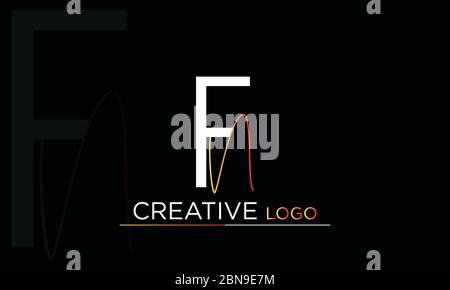 FN logo lettre. FN lettre logo Vector Illustration - Vector Illustration de Vecteur