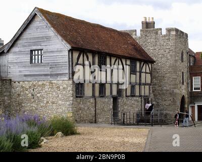 Tudor Merchants Hall, Southampton, Hampshire, Angleterre, Royaume-Uni Banque D'Images