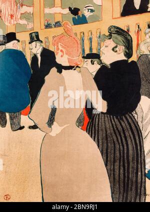 Au Moulin Rouge : le Glutton et sa sœur (la Goulou et sa soeur) par Henri de Toulouse-Lautrec Banque D'Images
