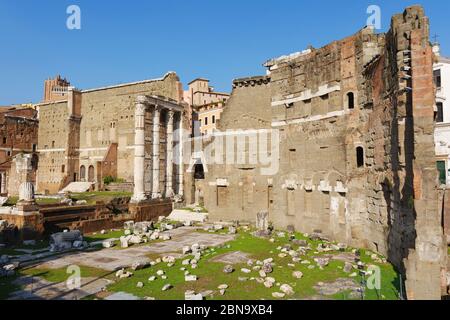 Forum de Trajan à Rome, Italie Banque D'Images