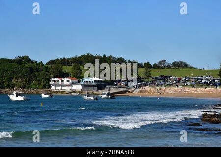 Vue sur Terrigal sur la côte centrale de la Nouvelle-Galles du Sud Banque D'Images