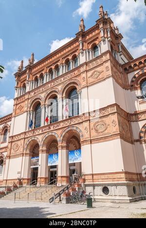 MILAN, ITALIE - 8 JUIN 2019 le Museo Civico di Storia Naturale di Milano, Musée d'Histoire naturelle de Milan. Le musée a été fondé en 1838 Banque D'Images