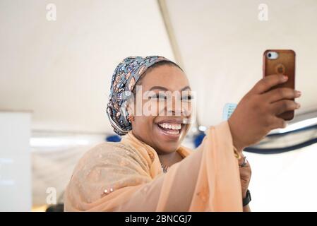 NIGÉRIA LAGOS FEMMES CONGRES SUJET VEUVE EN AFRIQUE Banque D'Images